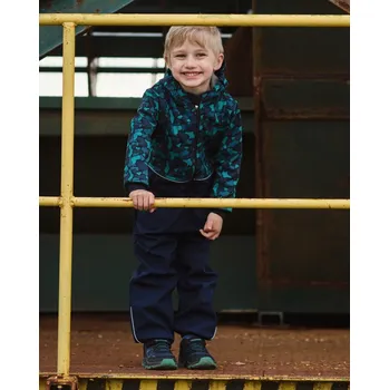 Chlapecká zimní kombinéza JOŽÁNEK Dětská softshellová kombinéza, zelený maskáč