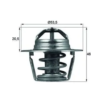 Automobilové těsnění Termostat, chladivo MAHLE TX 91 89D