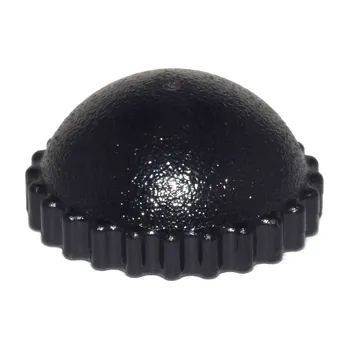 Čepice 41334 Black Minifigure, Headgear Cap, Knit (Černá minifigurka, čepice s pokrývkou hlavy, pletená)