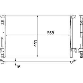 Výparník klimatizace Kondenzátor, klimatizace MAHLE AC 294 000S