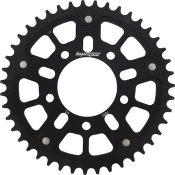 Řetězová sada pro motocykl Řetězová rozeta SUPERSPROX STEALTH RST-7091:43-BLK černý 43 zubů, 520