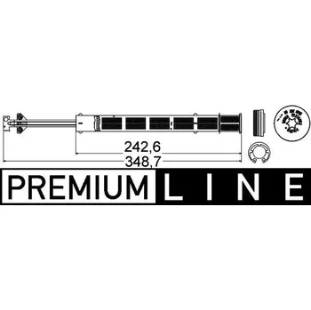 Sušič klimatizace Sušárna, klimatizace MAHLE AD 57 000P