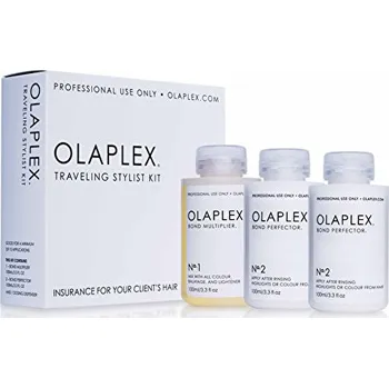 Vlasová regenerace Olaplex Traveling Stylist Kit - Sada pro barvené nebo chemicky ošetřené vlasy 300 ml