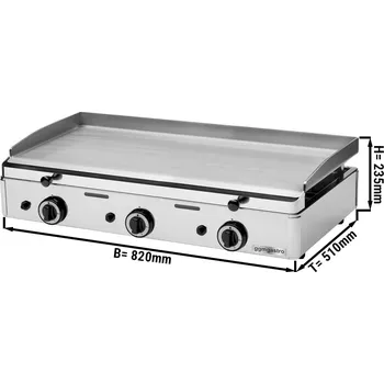 Lednice G.Gastro Plynový gril - 0,82 m