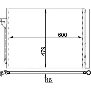 Výparník klimatizace Kondenzátor, klimatizace MAHLE AC 463 000S