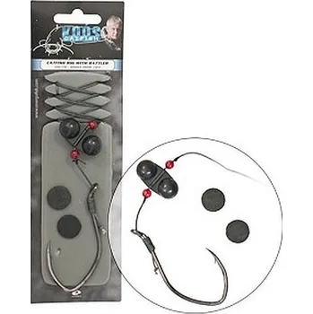 Rybářský háček KOÓS - Návazec s rolničkou Catfish vel. 8/0