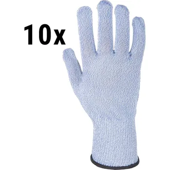 Pracovní rukavice G.Gastro (10 párů) Ochranné rukavice Sabre-Lite proti pořezání - modré - velikost: M