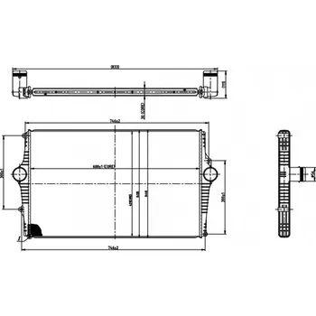 Chladič motoru Chladič turba HART 612 706