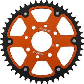 Řetězová sada pro motocykl Řetězová rozeta SUPERSPROX STEALTH RST-273:46-ORG oranžová 46 zubů, 520