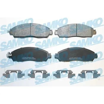 Brzdová destička Sada brzdových destiček, kotoučová brzda SAMKO 5SP2056K