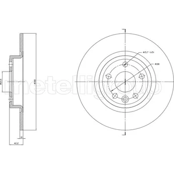 Brzdový kotouč Brzdový kotouč METELLI 23-1864C