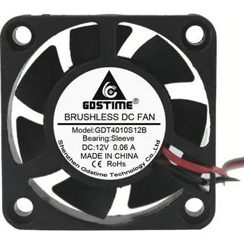 PC ventilátor Ventilátor 40x40x10mm, XH2.54, 12V DC, 5500RPM