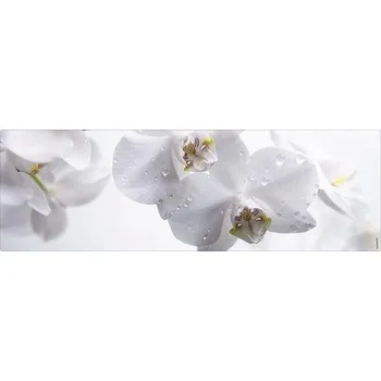 Koupelnová zádní stěna mySPOTTI aqua orchid 140x45 cm