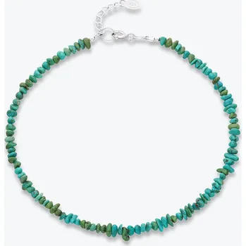 Řetízek Nákotník z tyrkysu se stříbrem Ag925
