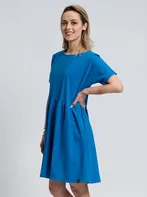 CityZen Anna šaty volného střihu královsky modré
