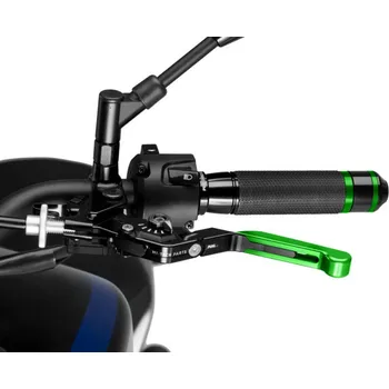 Páčka spojky bez adaptéru PUIG 3.0 24VNN rozšiřitelná skládací zelená/černá