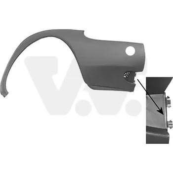 Karosérie Nárazník VAN WEZEL 1865564