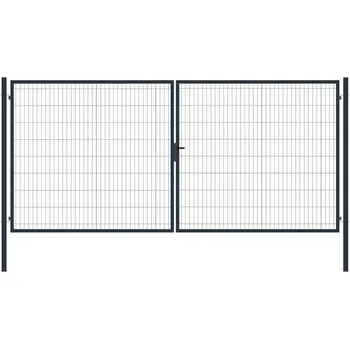 brána Brána 2kř. Square ZnPVC 4000x1800mm, antracit