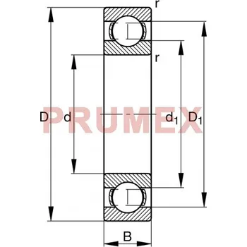 FAG 16026-MA-C3 kuličkové ložisko