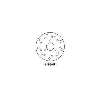 Brzdový kotouč Brzdový kotouč GOLDFREN 913-003F přední 154 mm