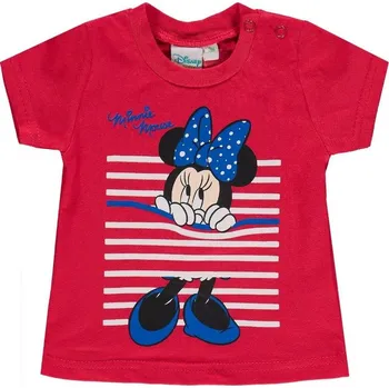 Minnie Mouse Kojenecké TRIČKO MINNIE Baby, červené Velikost: 18 m.