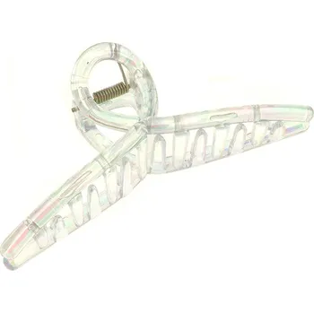 Vlasový skřipec do vlasů - holografický BASIC, čiré barvy 8000853-3