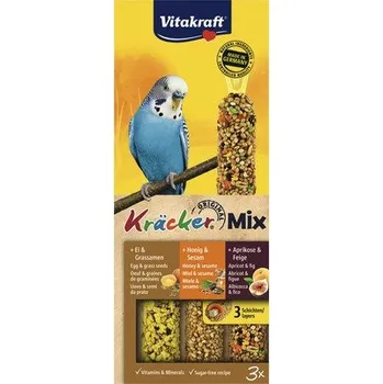 Pro ptáka Vitakraft 3 ks Kräcker® med, vejce, ovoce, 80 g