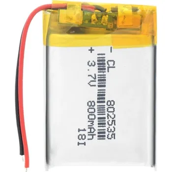 Li-Pol baterie 700mAh, 3.7V, 802535