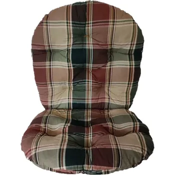 Podsedák Podsedák na zahradní židli univerzální, půlkulatý, oboustranný - 110 x 55cm - hnědozelená kostka