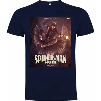 Chlapecké tričko Tričko Spider man Noir Paralelní světy Barva: Námořnická modrá/Navy, Velikost: XXL, Pohlaví: Panské