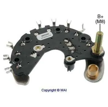 Alternátor Diodový blok alternátoru Valeo A14VI130