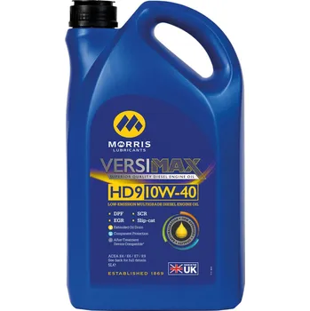Motorový olej Morris Versimax HD9 10W-40 , plně syntetický nízkoemisní dieselový olej , 5 l (Morris Lubricants - Made in UK)