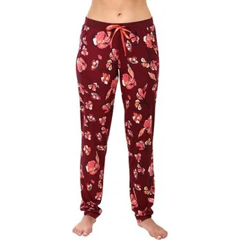 Dámské kalhoty Pleas Dámské kalhoty dlouhé vínová M (179747-502-040)