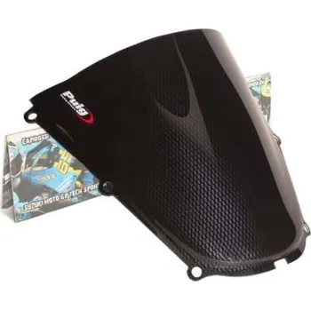 Plexi štít PUIG RACING 2058C karbonový vzhled