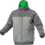HEINER nepromokavá bunda tmavě šedá/zelená 2XL (56)