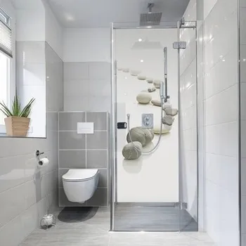 Obklad Samolepící PVC tapeta do koupelny mySPOTTI fresh Stone Path 100x210 cm