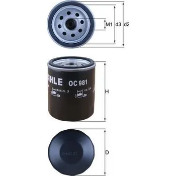 Olejový filtr Olejový filtr KNECHT OC 981