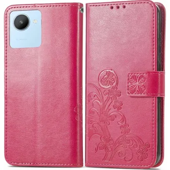 Příslušenství pro tablet VSECHNONAMOBIL 59358 ART FLOWERS Peněženkový kryt Realme C30 růžový