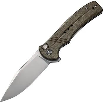 kapesní nůž Zavírací nůž Civivi Cogent Silver Sandvik Green Micarta