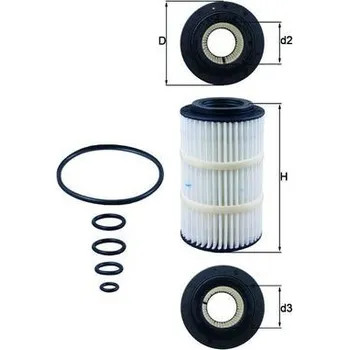 Olejový filtr Olejový filtr MAHLE OX 345/7D