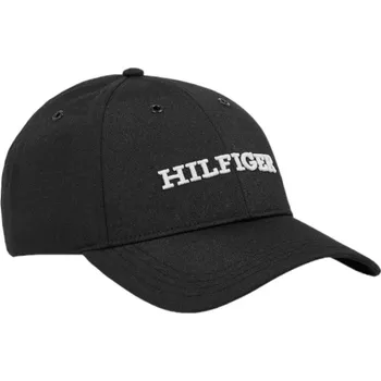 Čepice TOMMY HILFIGER BASEBALLOVÁ ČEPICE HILFIGER CAP BLACK AM0AM11250 BDS