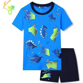 Chlapecké pyžamo Chlapecké letní pyžamo KUGO WT7308, tyrkysové