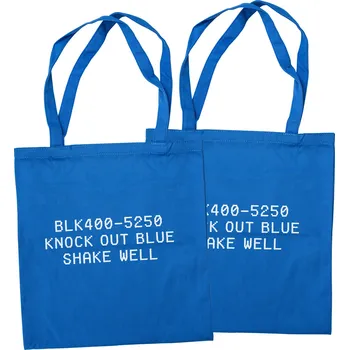 Montana bavlněná taška Donut print - 5250 Knock out blue