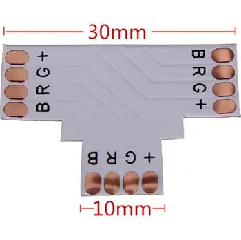 LED páska T pro LED pásky, 4-pin, 10mm