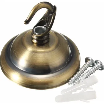 Baldachýn s háčkem, průměr 55mm, bronzový