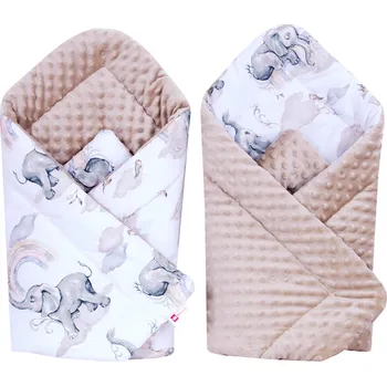 Zavinovačka BBL Minky oboustranná rychlozavinovačka - slon béžový