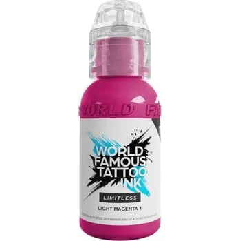 Tetovací barva WORLD FAMOUS LIMITLESS - LIGHT MAGENTA 1 - 30ML