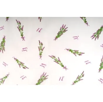Plátno bavlněné, Provence svazky levandule, metráž, látky