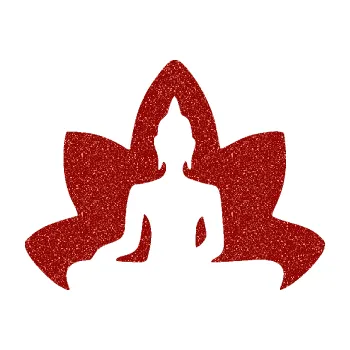 samolepka Budha 003 levá (86 - Ultra Metalic červená) SAMOLEPKA NA AUTO, NÁLEPKA, FÓLIE, POLEP, TUNING, VLASTNÍ TEXT, TISK, AUTOSAMOLEPKY.cz, POLEPY, OBRÁZEK, LOGO, 3D STICKERS