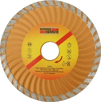 Příslušenství k nářadí STREND Kotouč KONER D71070 125 mm, Turbo (wave) 223341